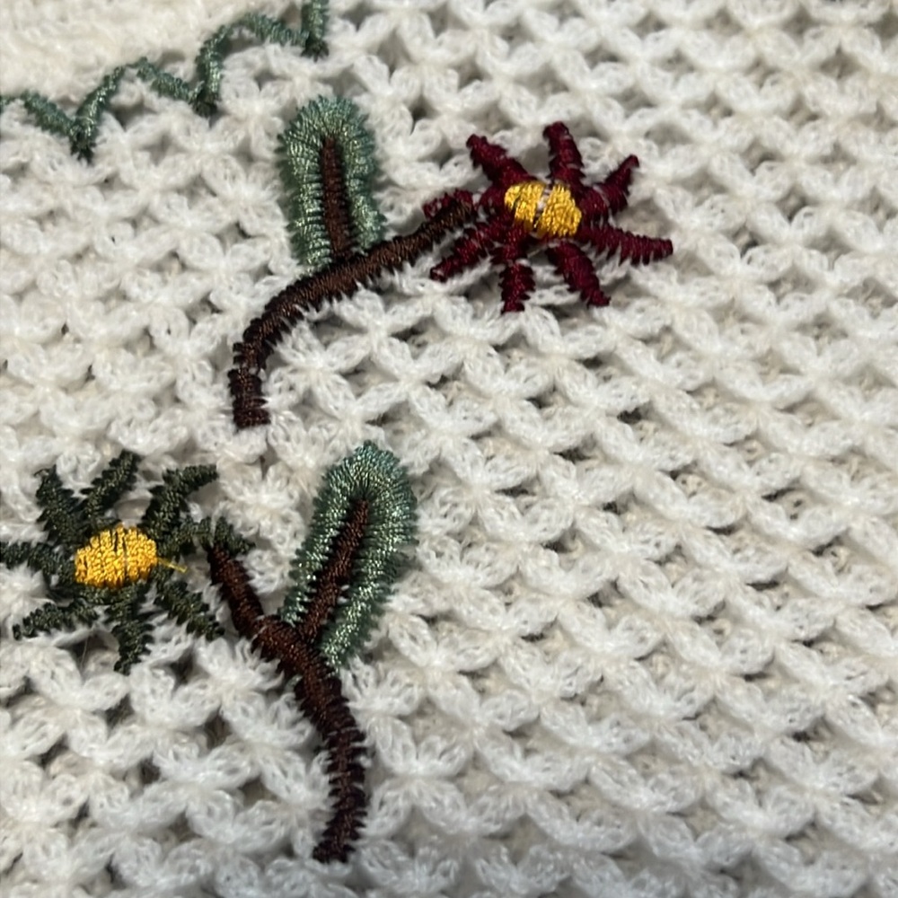 Rebellion Cropped Crocheted Tank top
Size Medium - Picture 3 of 7